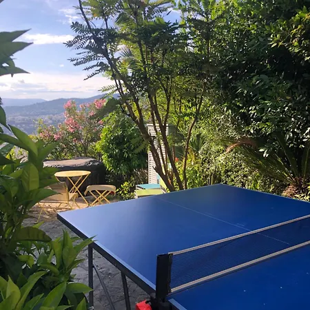 Jardin Avec Jacuzzi, Vue Et Montagne, Clim & Parking Апартаменты Ницца